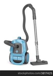 Modern vacuum cleaner on white background