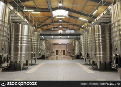Modern Winery in a castle in Margaux, most famous wine in Gironde