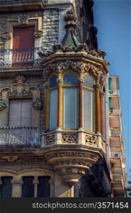 modernism style building in Tarragona, Spain