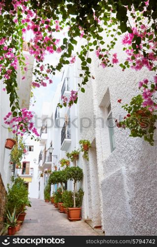 Mojacar Almeria white Mediterranean village in Spain