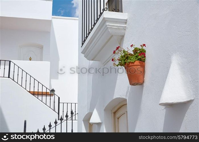 Mojacar Almeria white Mediterranean village in Spain