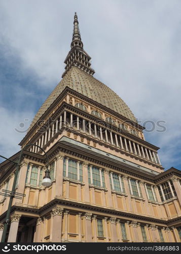 Mole Antonelliana Turin. The Mole Antonelliana in Turin Piedmont Italy is the highest building in town