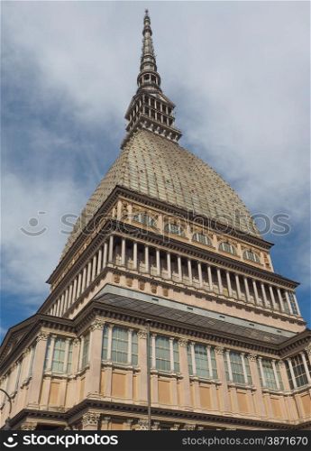 Mole Antonelliana Turin. The Mole Antonelliana in Turin Piedmont Italy is the highest building in town