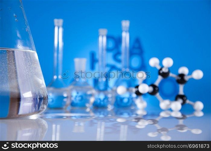 Molecular Model,atom, Laboratory glass