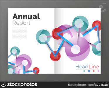 Molecule annual report. Molecule annual report. abstract background