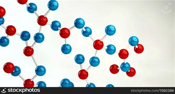 Molecule Background Science Industry as a Concept. Molecule Background
