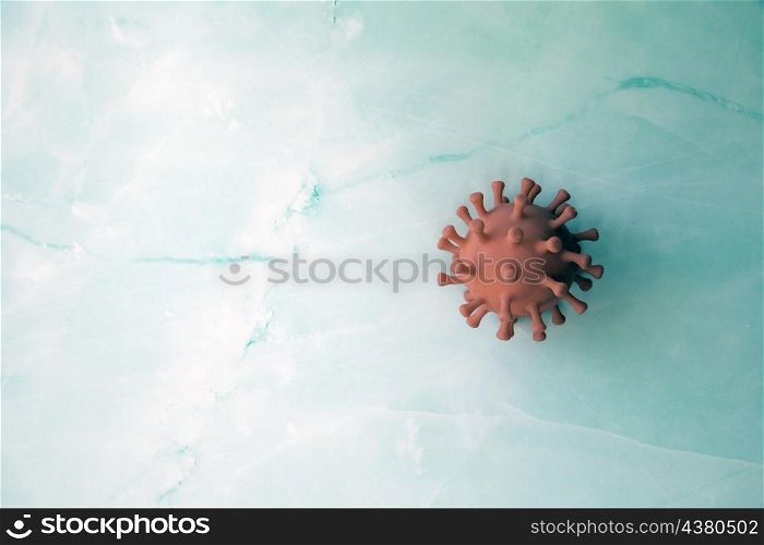 Molecule bacteria flu virus Covid 19 virus, pandemic. Corona virus background, free space for text, copy space. Medical health concept background. Molecule bacteria flu virus Covid 19 virus, pandemic. Corona virus background, free space for text, copy space. Medical health concept