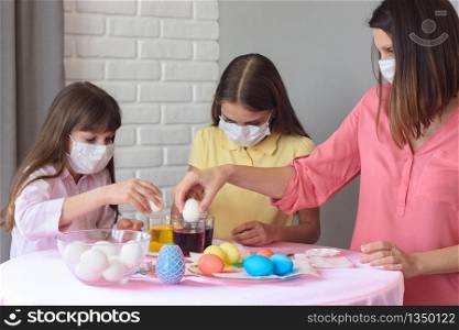 Mom and two quarantined daughters prepare for Easter