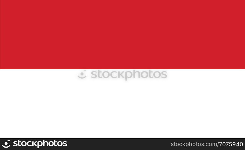 monaco Flag for Independence Day and infographic Vector illustration.