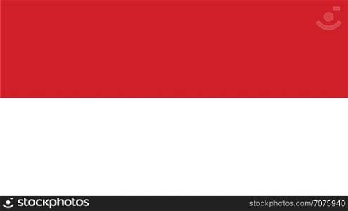 monaco Flag for Independence Day and infographic Vector illustration.