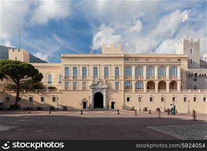 MONACO - NOVEMBER 2, 2014: Prince&rsquo;s Palace of Monaco
