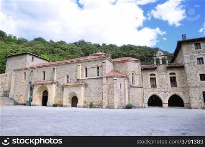 Monastery of St. Toribio of Liebana in Cantabria, spain.