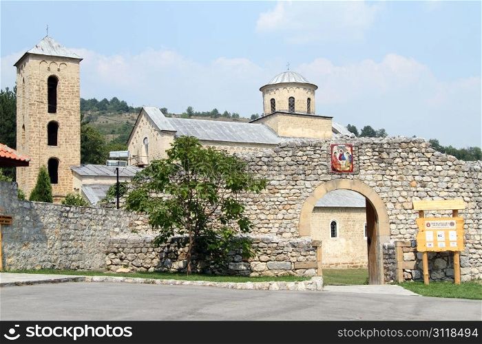 Monastery Sopochani near Novi Pazar, Serbia