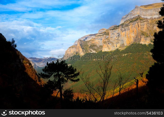 Mondarruego Galinero Tozal de Mayo Pyrenees in Valle de Ordesa valley Huesca Aragon at Spain