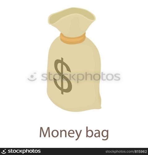 Money bag icon. Isometric illustration of money bag icon for web. Money bag icon, isometric 3d style