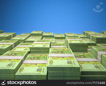 Money of Bulgaria. Bulgarian banknotes background. Bulgarian currency background. Closeup photo