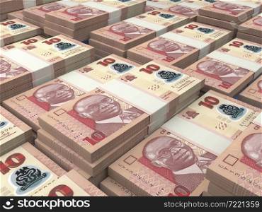 Money of Nigeria. Nigerian naira bills. NGN banknotes. 10 polymer. Business, finance, news background.. Nigerian banknotes. Nigeriannaira bills. 10 NGN polymer. Business, finance background.