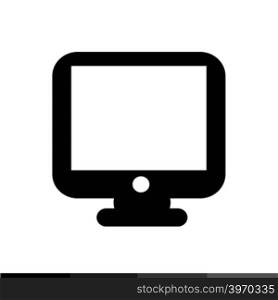 Monitor Icon Illustration design