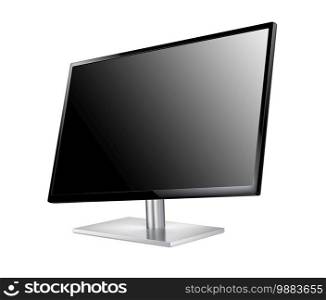 monitor isolated on white background. monitor isolated on white