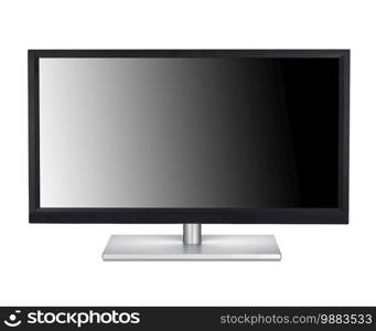 monitor isolated on white background. monitor on white background