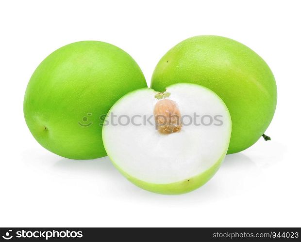 Monkey apple isolated on white background