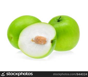 Monkey apple isolated on white background