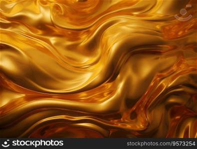 Monocolor alcohol ink marbling raster background. Liquid waves and stains. Black and gold abstract fluid art. Acrylic and oil paint flow monochrome contemporary backdrop.