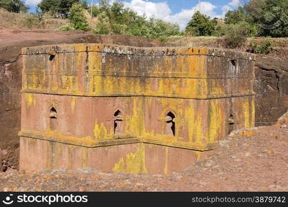 Monolithic church Saint George, Lalibela, Ethiopia, Africa