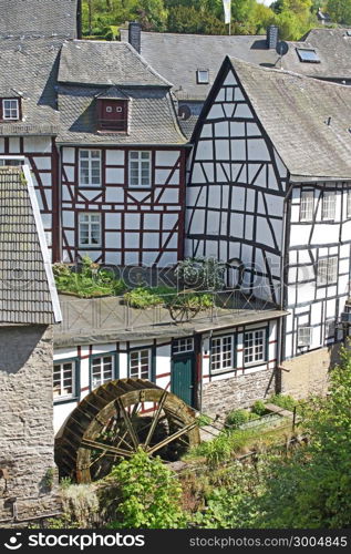 Monschau, typical village of the Eifel region, Germany, Europe