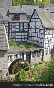 Monschau, typical village of the Eifel region, Germany, Europe