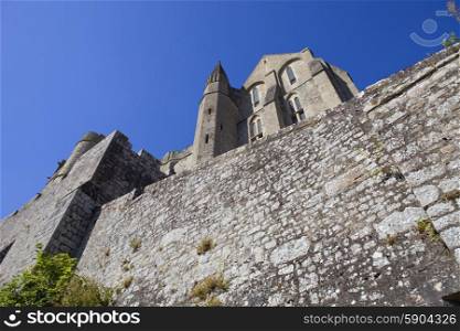mont saint michel monastery in brittany, France