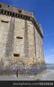 mont saint michel view to the ocean, france