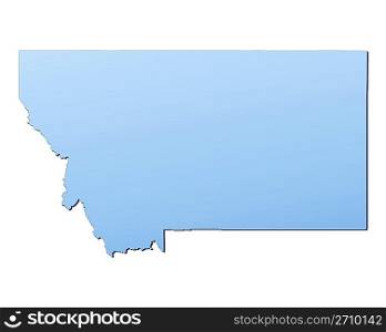 Montana(USA) map