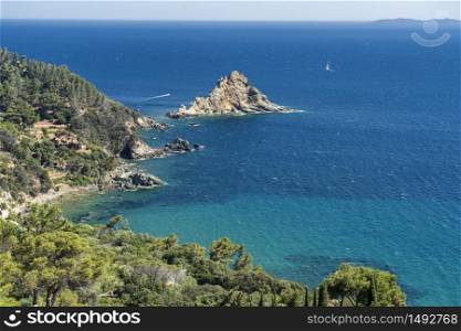 Monte Argentario, Grosseto, Tuscany, Italy: the promontory on the Tirreno sea at summer