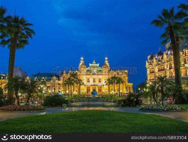 MONTE CARLO - JULY 4: Monte Carlo casino in Moncao on July 4, 2013 in Nice. Monte Carlo is the most famous casino in Europe
