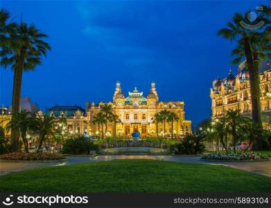 MONTE CARLO - JULY 4: Monte Carlo casino in Moncao on July 4, 2013 in Nice. Monte Carlo is the most famous casino in Europe
