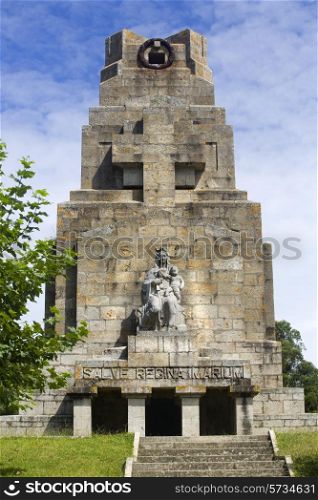 Monteferro monument at Nigran, Galicia, Spain