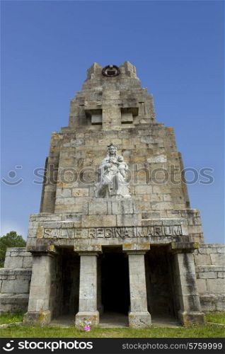 Monteferro monument at Nigran, Galicia, Spain