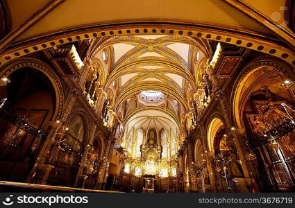 Montserrat monastery indoor