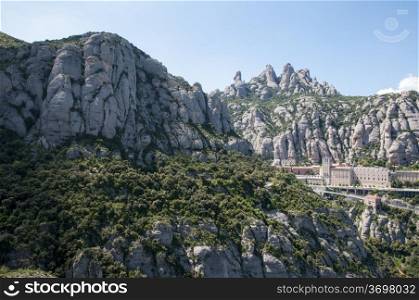 Montserrat mountains in Barcelona