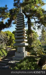 Monument in a garden, Japanese Garden, Buenos Aires, Argentina