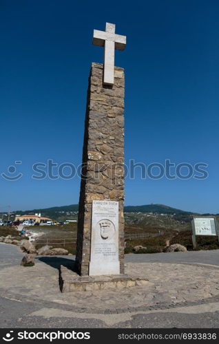 Monument in Cabo da Roca, Europe Western Point - Portugal