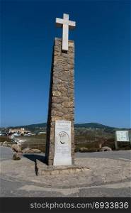 Monument in Cabo da Roca, Europe Western Point - Portugal