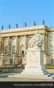 Monument of Humboldt in Berlin
