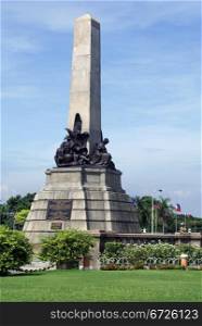 Monument of Jose Rizal in the centre of Manila
