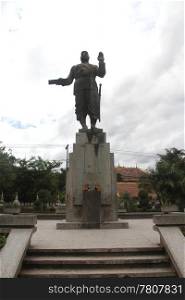 Monument of king Sisava ngvong in Vientian, Laos
