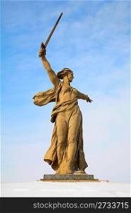 monument of Native land- mother in Volgograd