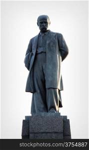 Monument of poet Taras Shevchenko in Kanev, Ukraine