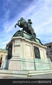 Monument of prince Eugen, Hofburg, Vienna, Austria
