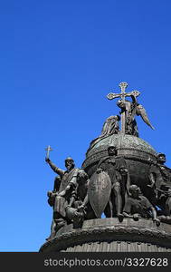 monument of the millennium to Russia in Great Novgorod